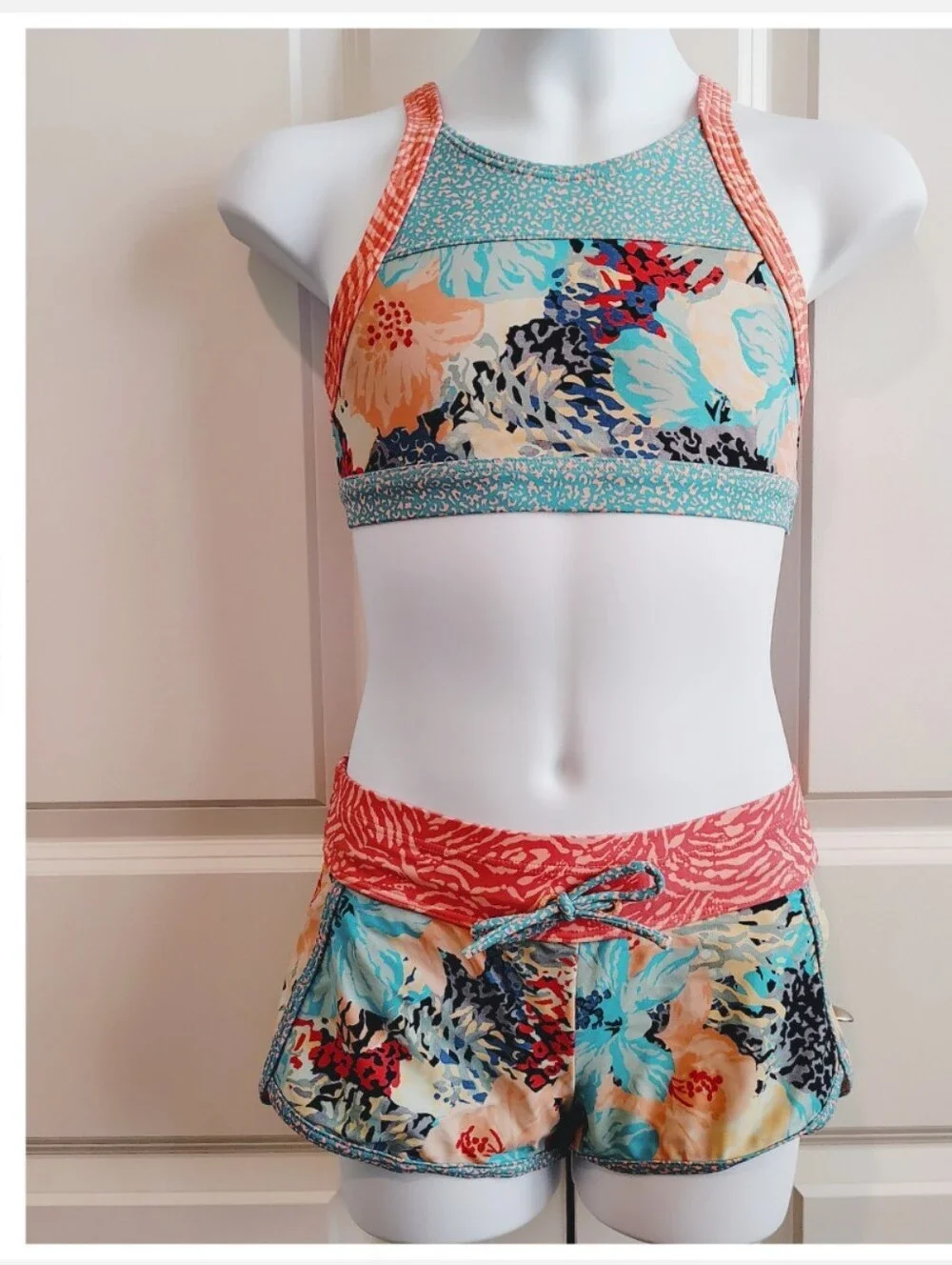 Athleta Girls 2-Piece Swimsuit - Picture 1 of 6